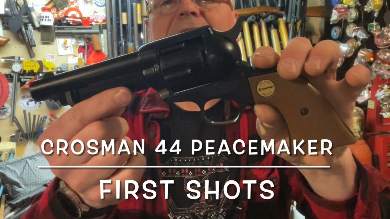 Crosman 44 Peacemaker revolver circa 1976-81 first shots