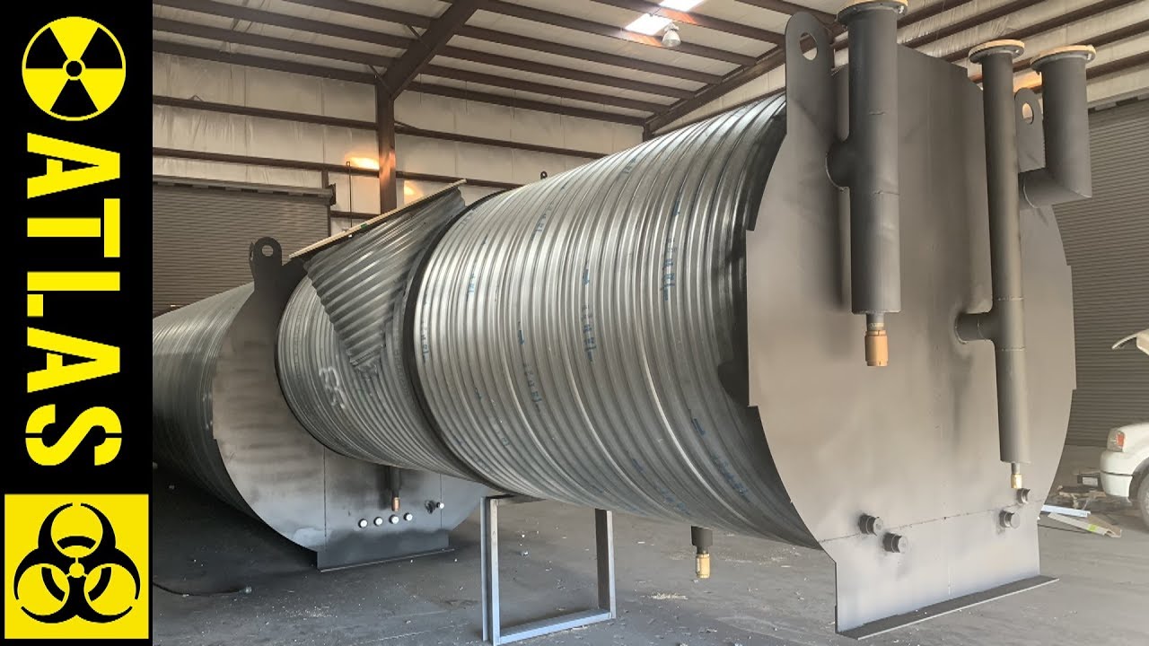 Atlas Culvert Shelter with a generator pod
