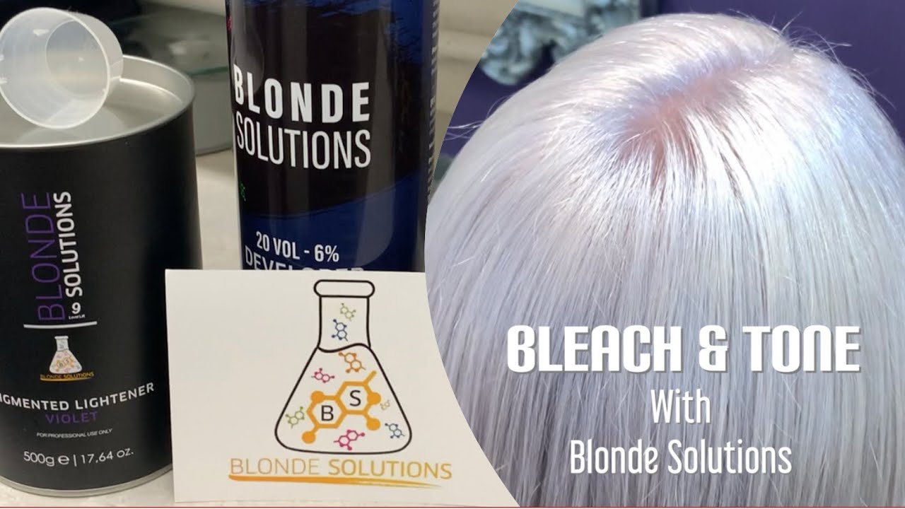 Отбеливание и тонирование | Применение BLONDE SOLUTIONS | ICY AF