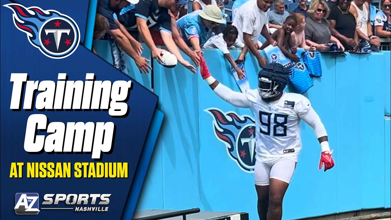 Highlights from Titans Training Camp at Nissan Stadium