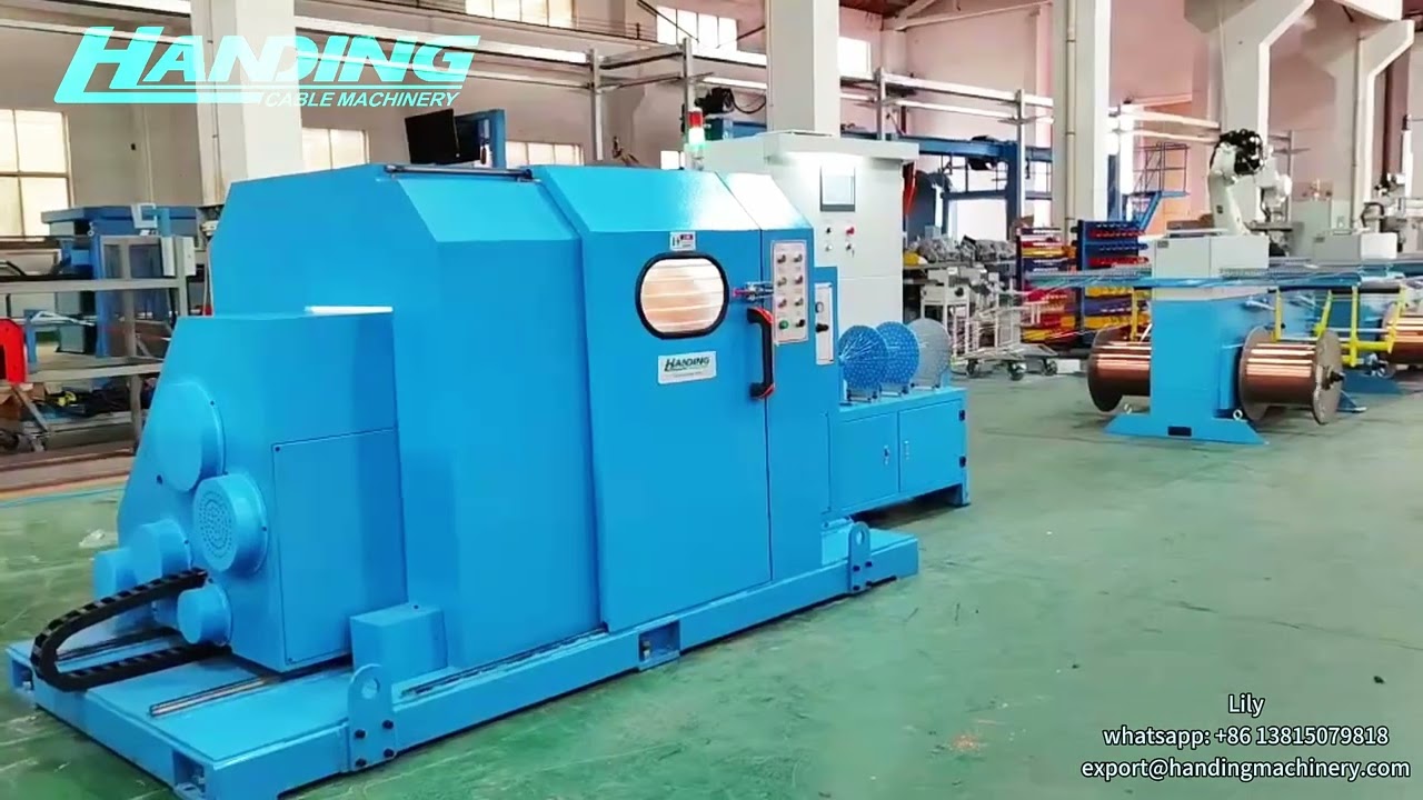 HANDING 800 mm Machine Car Type Compact Cantilever Single Twist Buncher (Differential Gearbox)