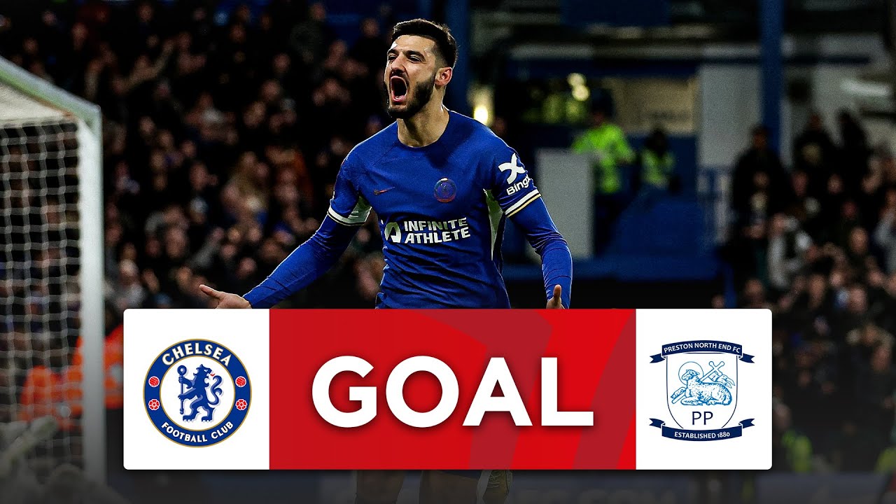 GOAL | Armando Broja | Chelsea 1-0 Preston North End | Third Round | Emirates FA Cup 2023-24