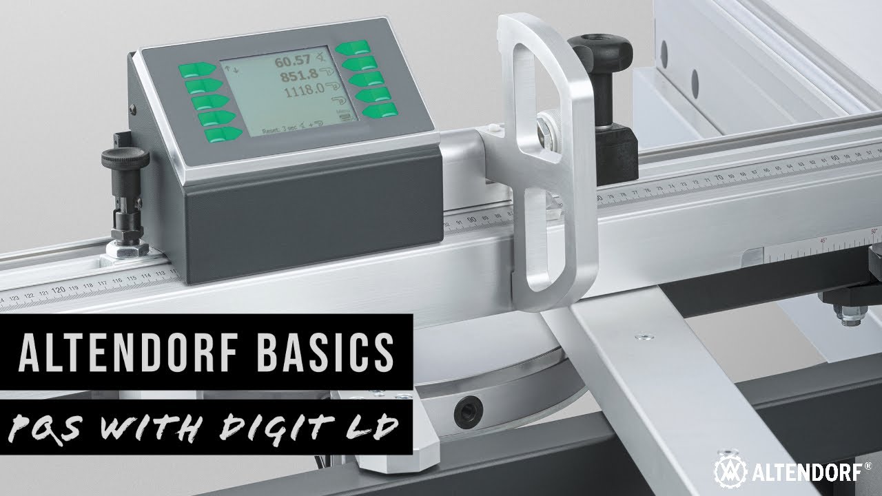 Highest precision / Parallelogram cross slide with digital display