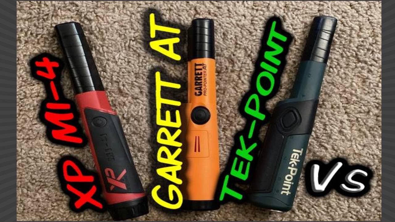 Garrett Propointer AT vs XP Deus MI-4 vs Teknetics Tek-point