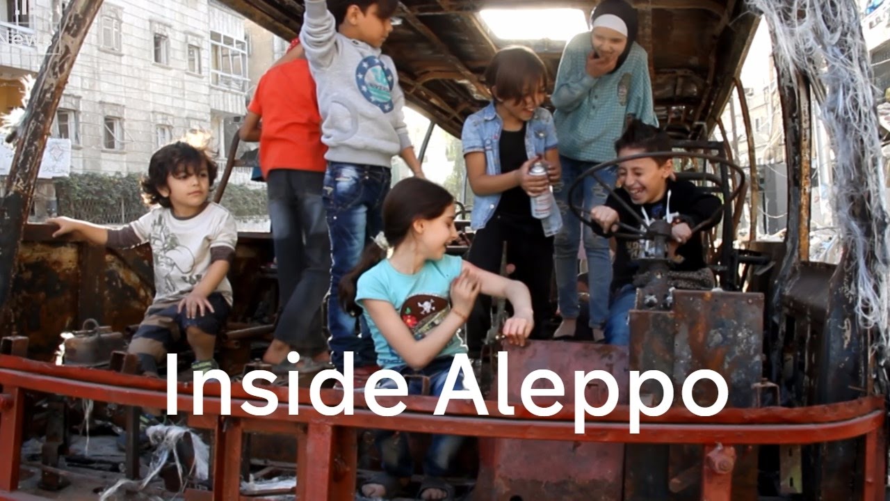 Inside Aleppo: the underground schools sheltering children