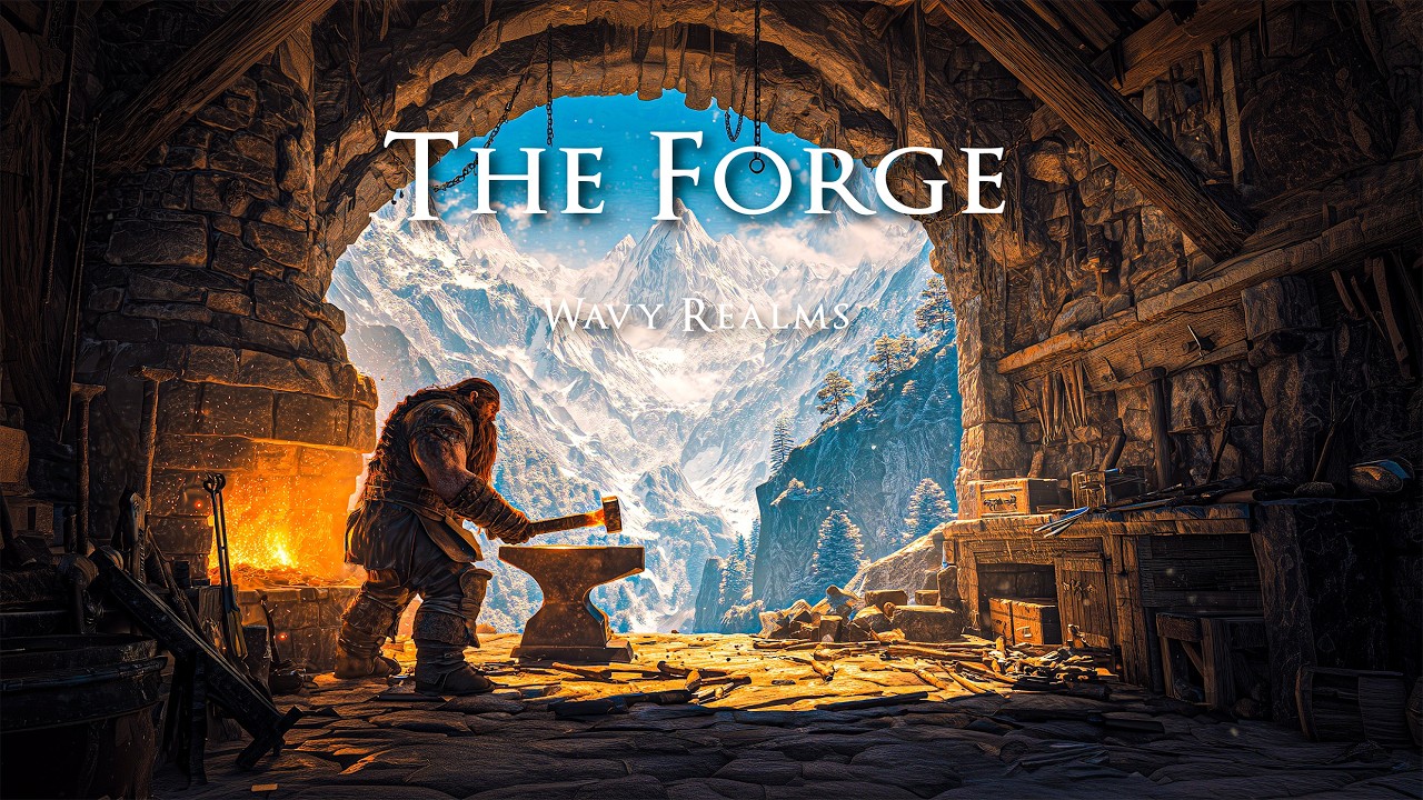 Relaxing Medieval Crafting Music | The Forge | Deep Focus & Productivity
