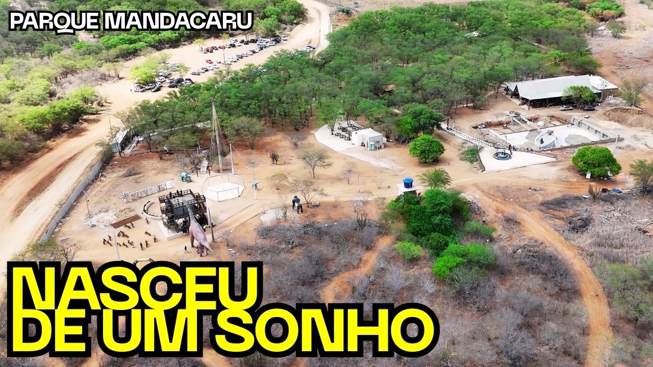 ESSE PARQUE NO INTERIOR DO RN NASCEU DE UM SONHO (olha o que tem lá dentro) - Parque Mandacaru