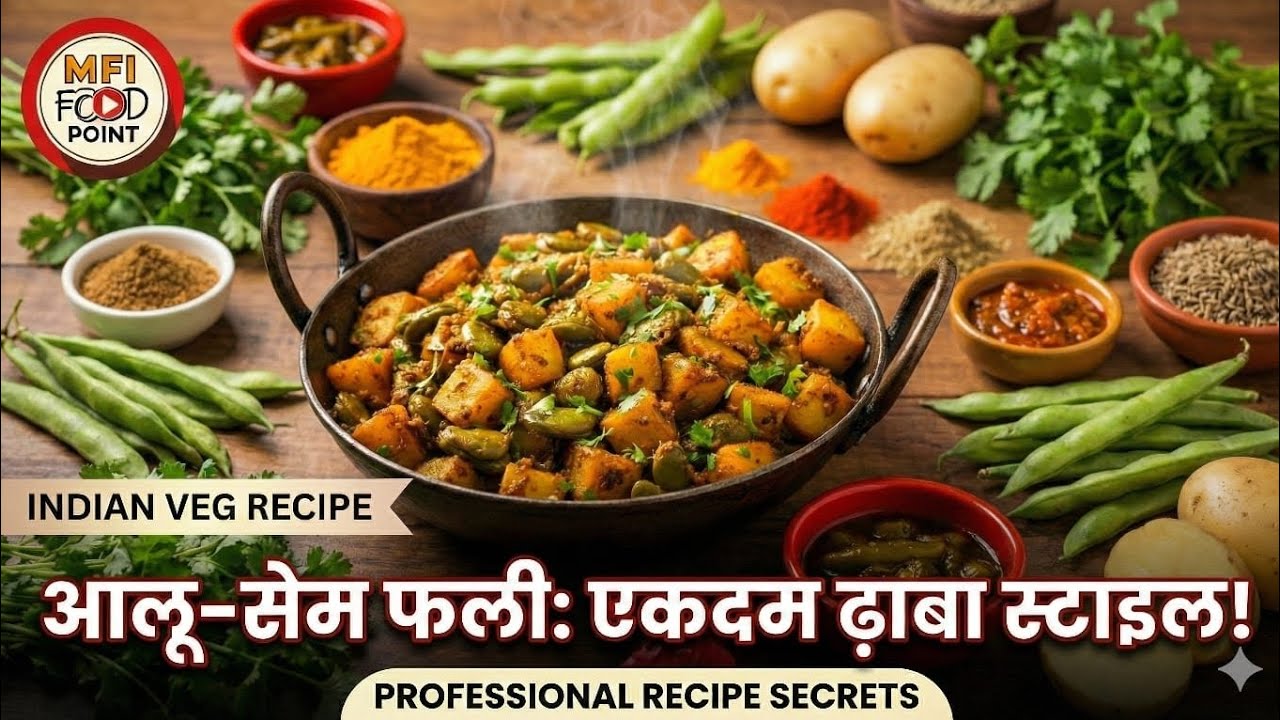 Tasty Sem-Aalu Mix Sabji 🍲 | #mfifoodpoint 