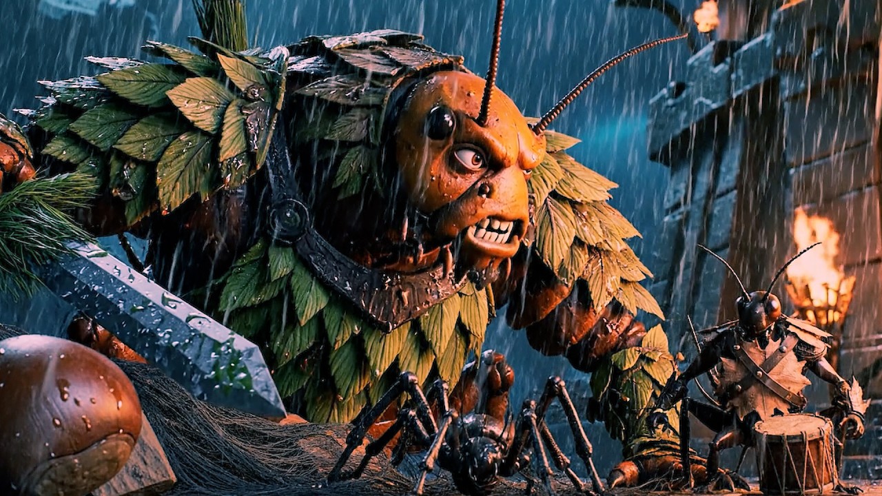 The great territorial battle Destroying the Cricket Army's Fortress