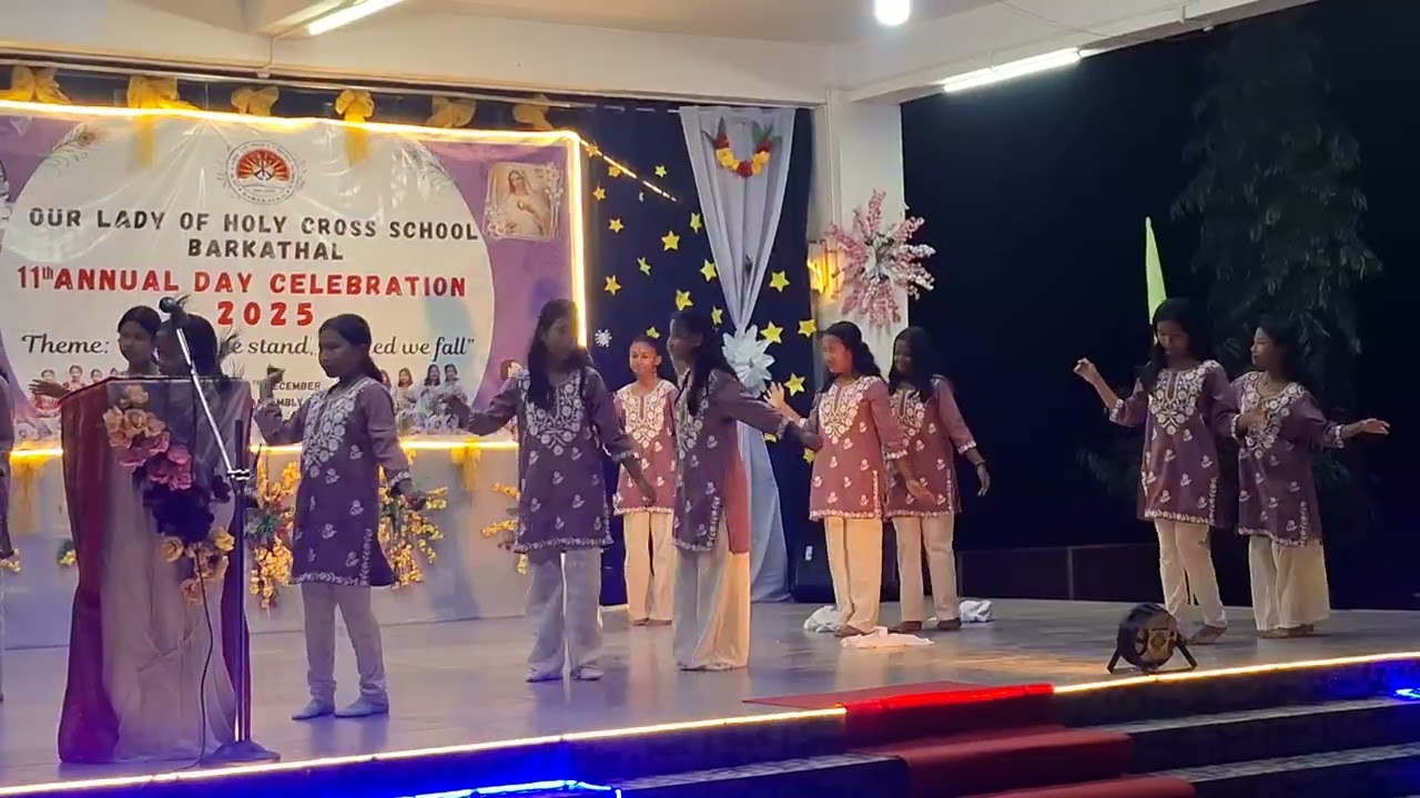 Our Lady of Holy Cross School Barkathal # Dance by class VI