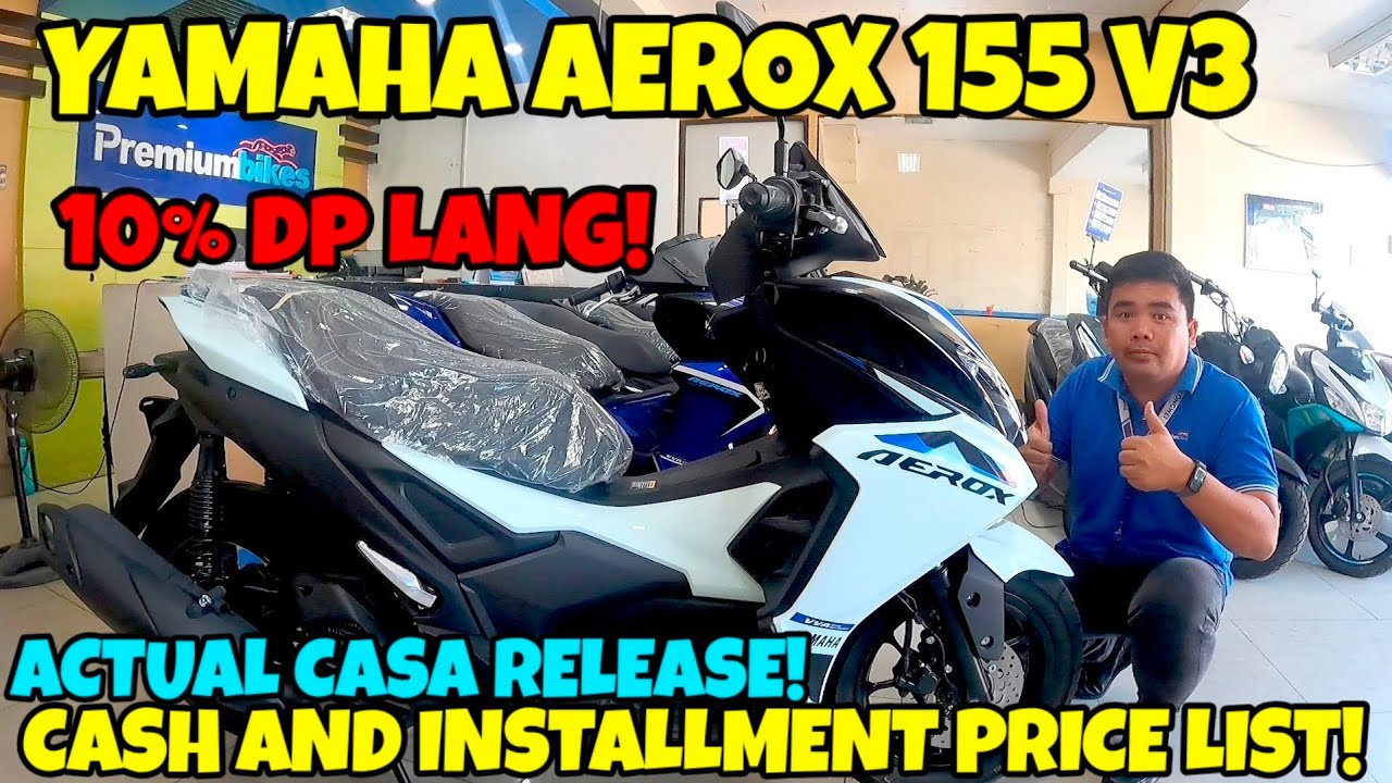 2026 YAMAHA AEROX 155 V3 | CASH AND INSTALLMENT PRICE UPDATE | ACTUAL CASA RELEASE