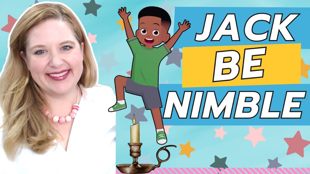 Jack Be Nimble - Nursery Rhyme Online Circle Time Lesson for Preschoolers