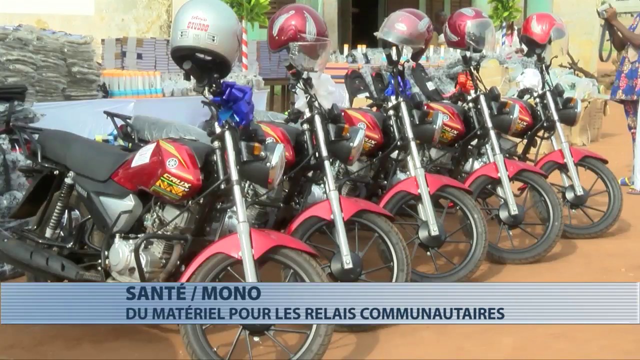 Santé : du matériel pour les relais communautaires du Mono