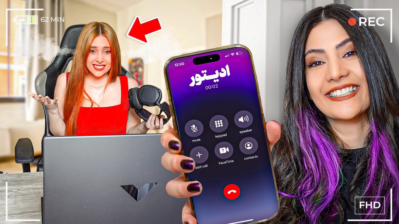 ویدیو یوتیوبم نابود کردن...☠️PRANK