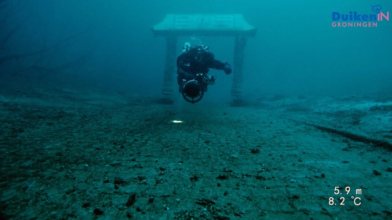 Prachtige DPV duik van 2 instructeurs van DuikeninGroningen in de Kreidesee Hemmoor, 2 januari 2025