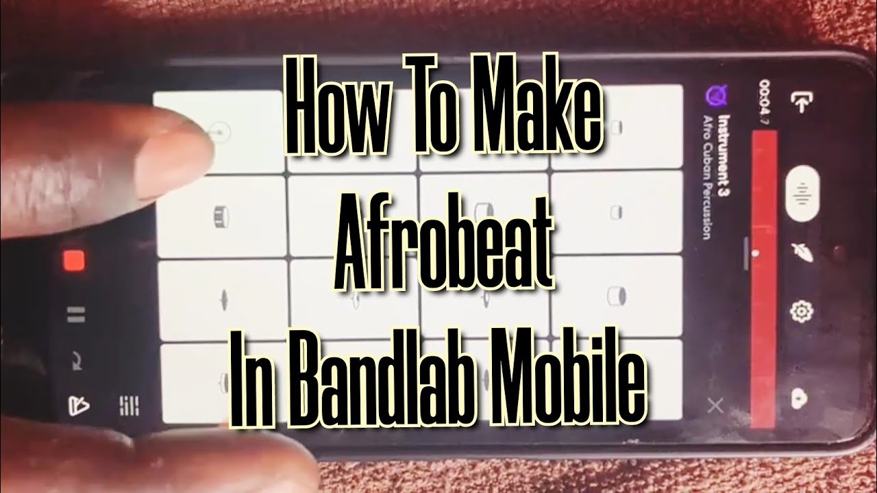 Как создать афробит на Bandlab Mobile. Пошаговое руководство для начинающих. Учебник по битам Ban...