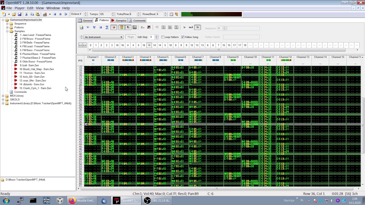 [Game music like] GamemusicImprovised (S3M, made in OpenMPT)