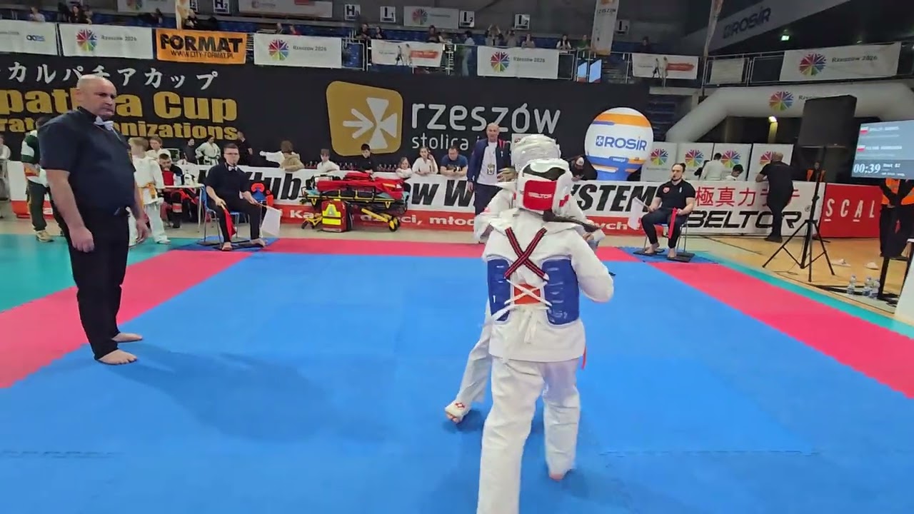 Amelia Garnys Kumite U10 -45kg Carpathia Cup finał