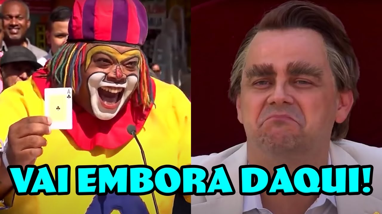 BOLSONABO FICOU IRRITADO COM O PALHAÇO MALUCO!