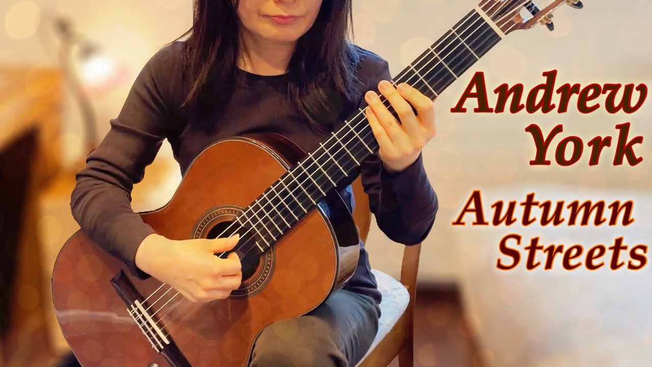 Andrew York - Autumn Streets アンドリューヨークの秋の曲🍂 Classical Guitar Cover