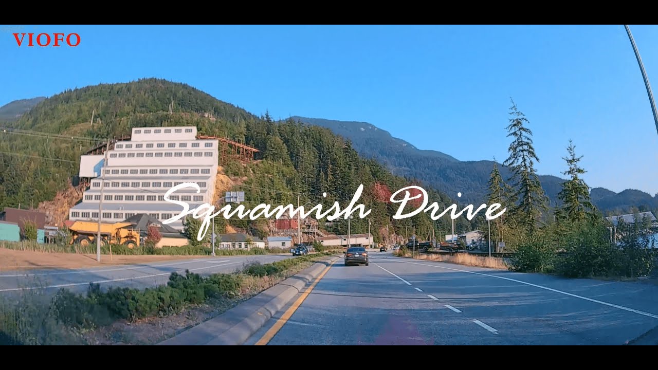 4K Scenic Drive Sea-to-Sky Highway | Squamish to Vancouver | Relaxing Music