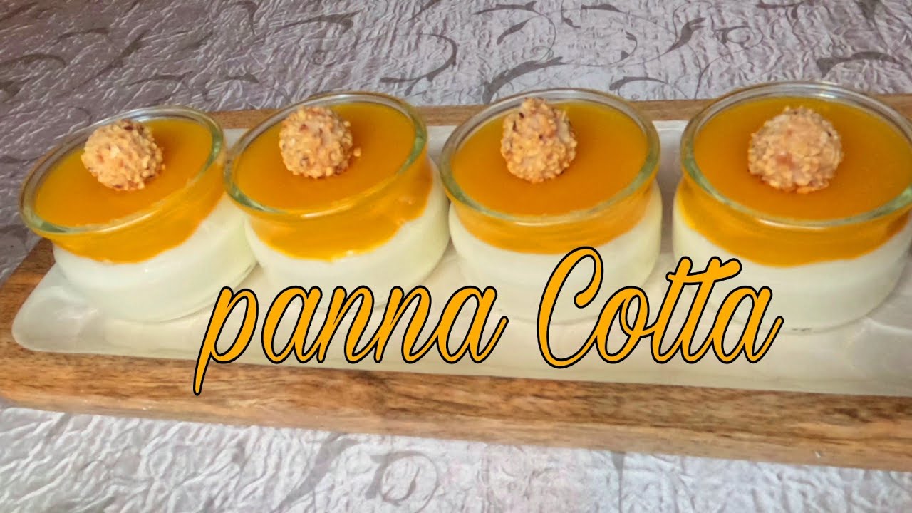 Einfache Panna Cotta🍊Ohne Gelatine