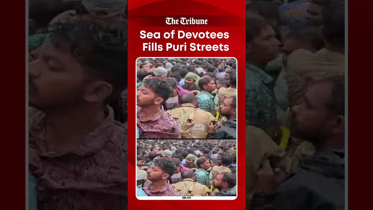Massive Crowd of Devotees Gathers for Jagannath Rath Yatra 2026 in Puri