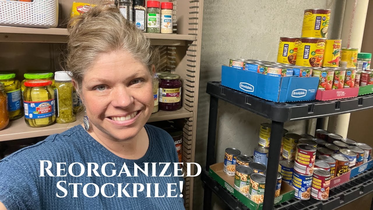 PANTRY TOUR - Reorganized, Restocked, and stockpiled for our Large Family!