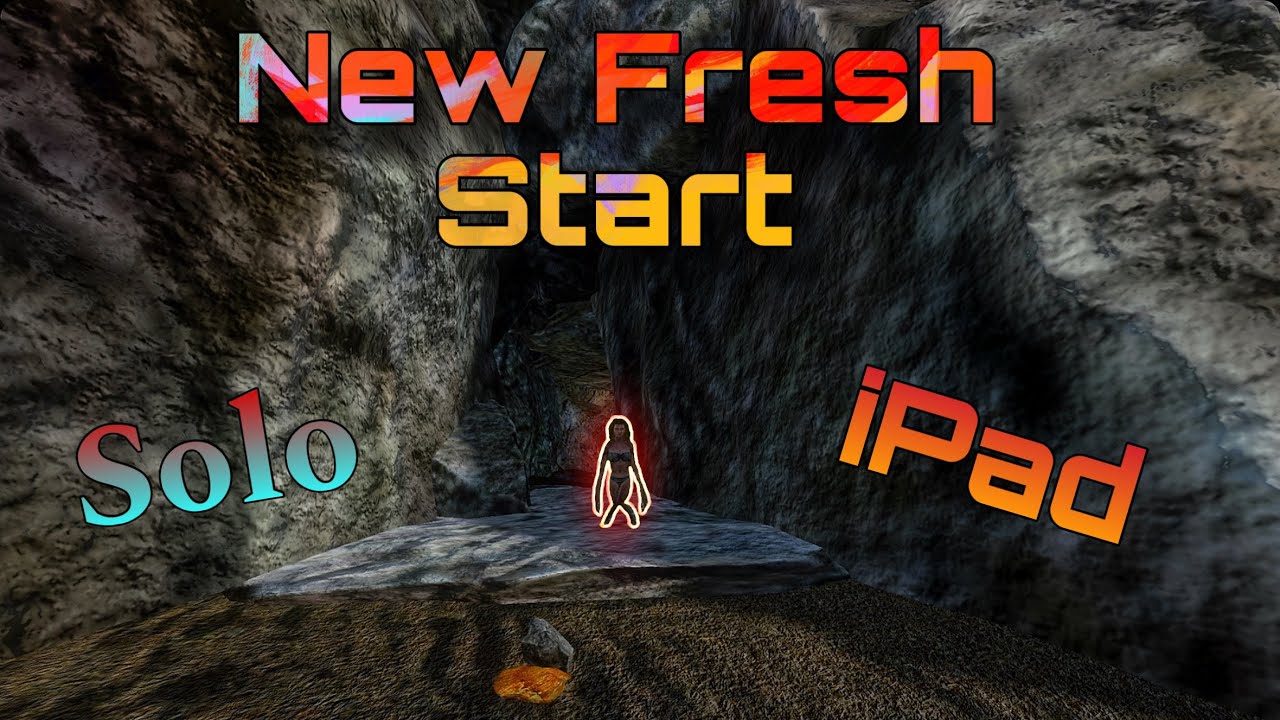 [Ark Mobile PvP] New Start Solo on my iPad | Raiding and PvP