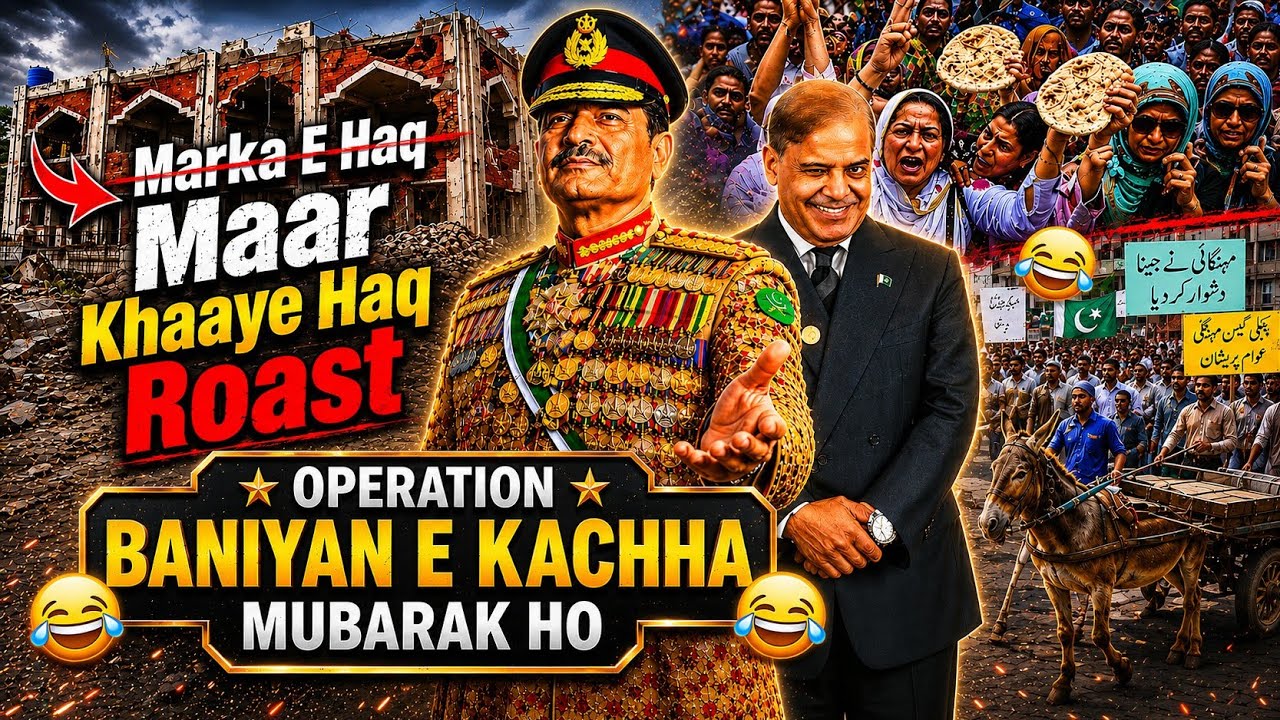 Pakistan Operation Baniyan E Kachcha Roast 🤣🤣 | Maar Khaye Haq Roast 😂 | Pakistan Funny Roast