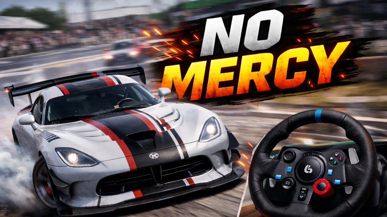 Dodge Viper ACR 2016 Is UNCONTROLLABLE 🔥 FH5 Racing on Wheel | Logitech G29