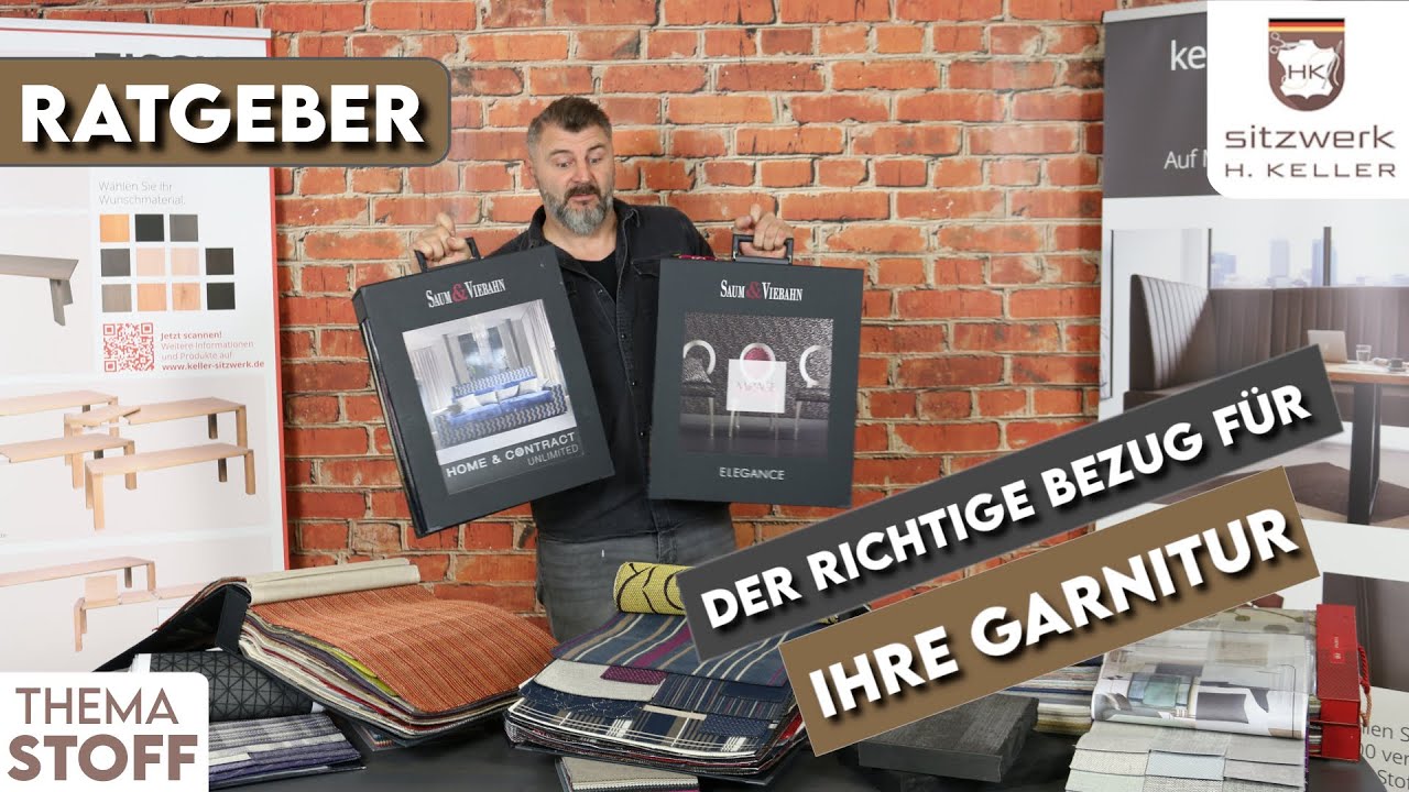 Der richtige Bezug für Ihre Garnitur? Stoff für Familie, Kleintiere und Senioren - Keller-Sitzwerk