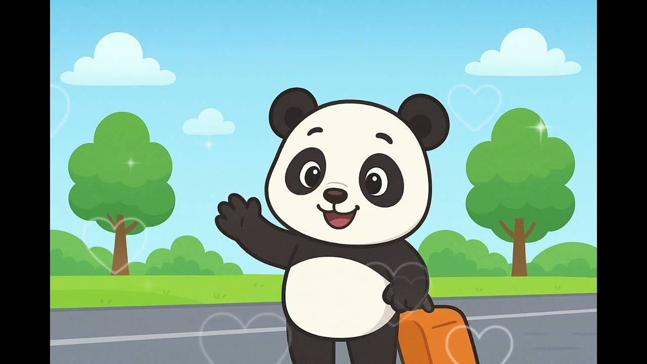Panda Visits Germany! 🇩🇪✨ Learn Fun Facts, Food & Words | Educational Cartoon for Kids 🐼✈️