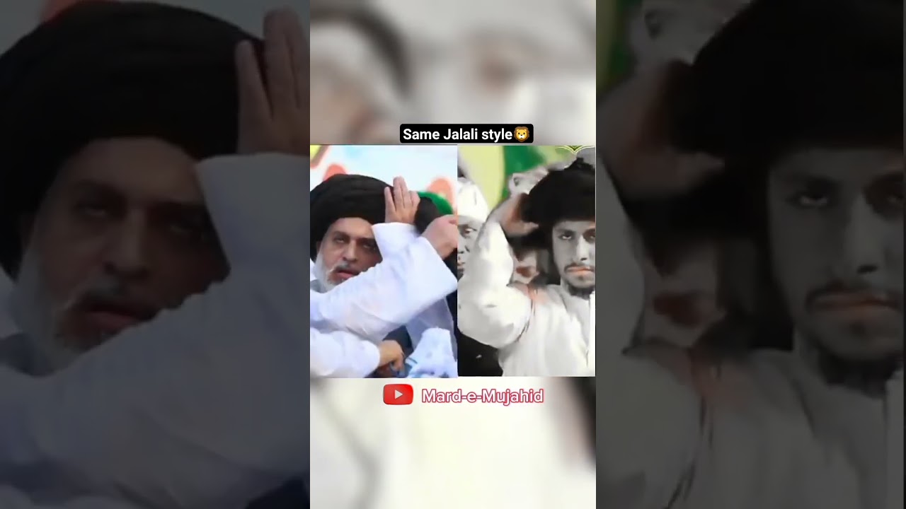 Allama khadim Hussain Rizvi and Hafiz Anas Rizvi sme style❤😥