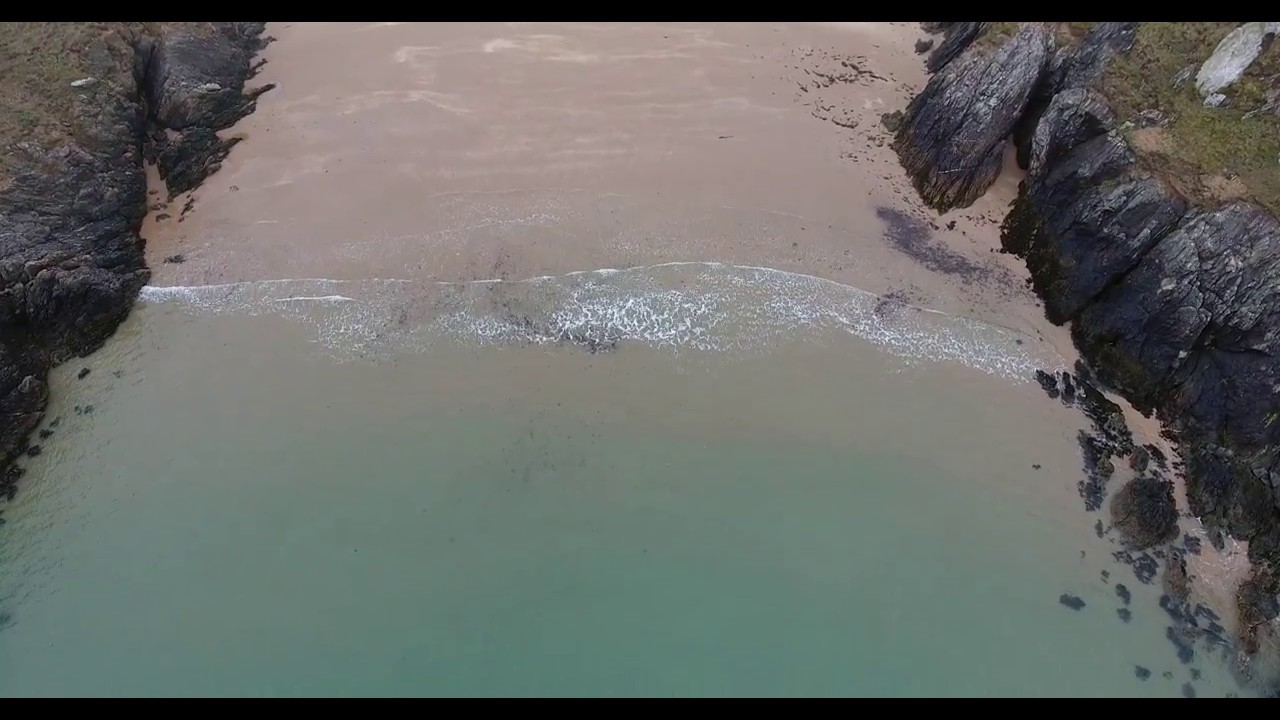 Porth Iago Secret Beach in Wales, From Above! (Drone Footage)