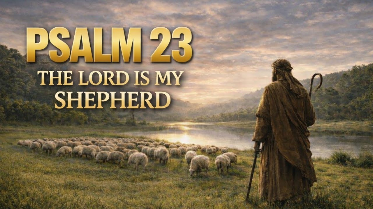 Psalm 23 Sung Prayer with Lyrics | The Lord Is My Shepherd