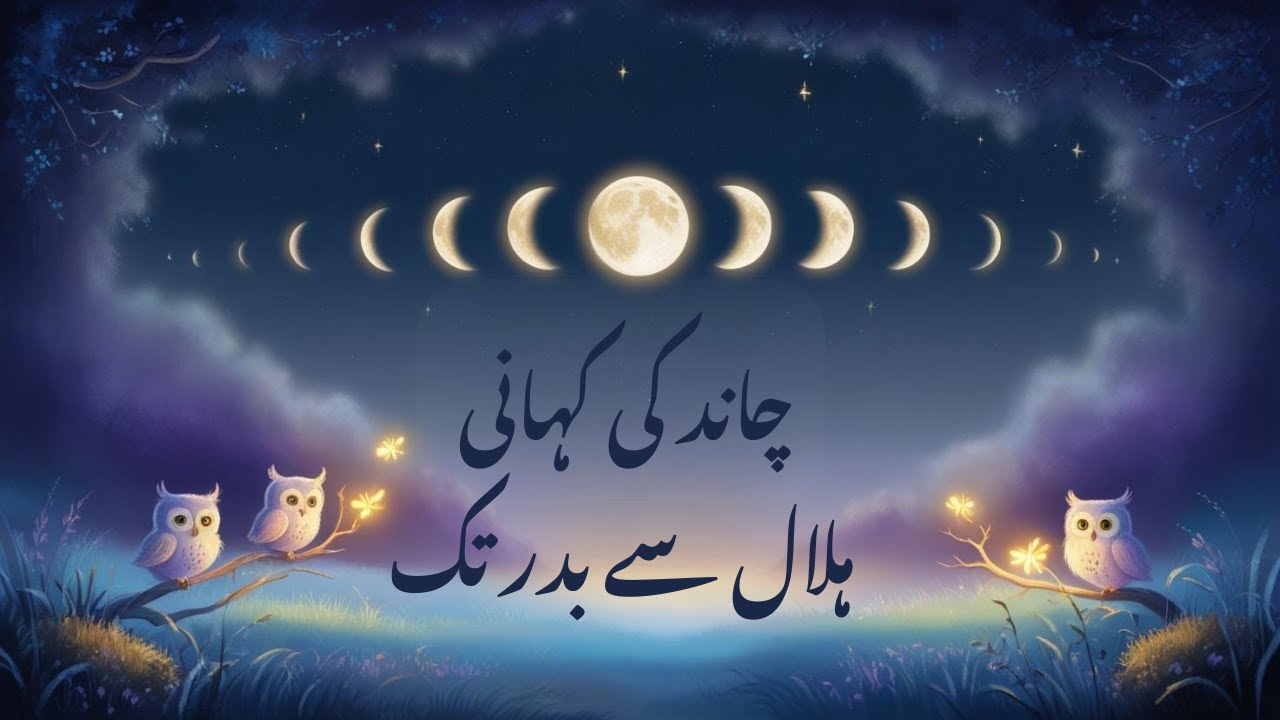 Yusuf Explores the Lunar World- Phases of the moon in Eng-Arabic