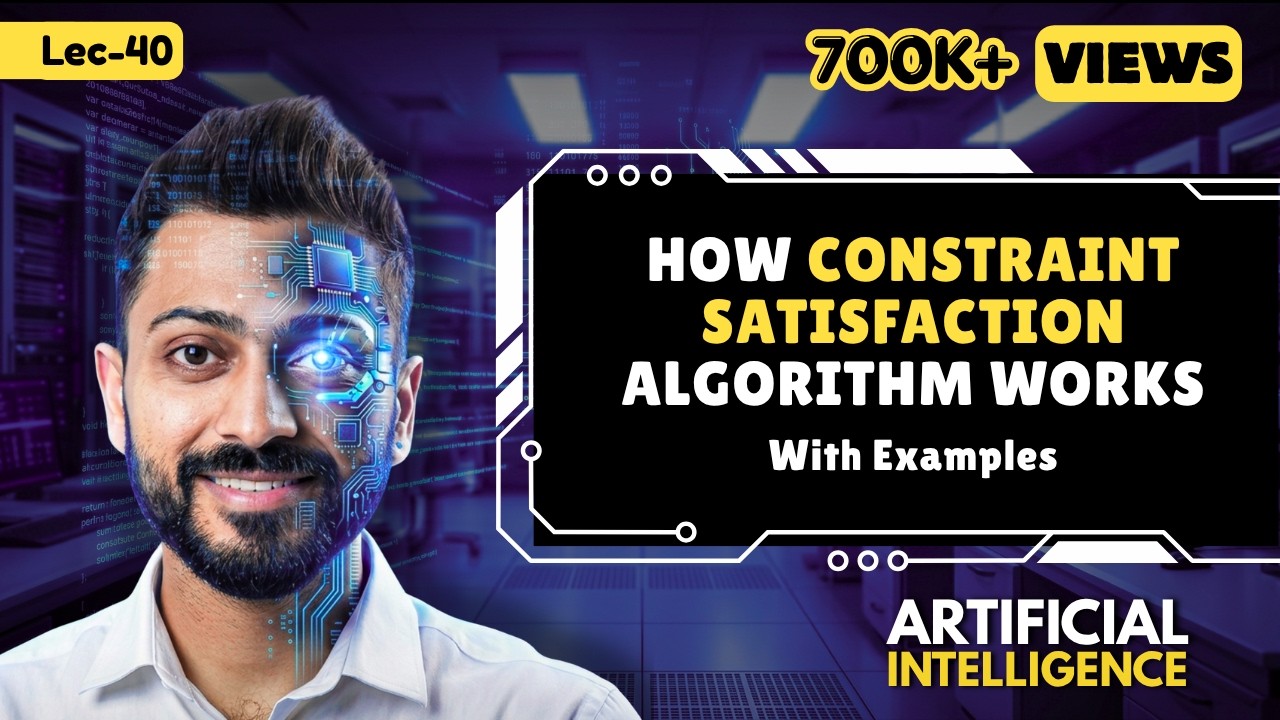 How Constraint Satisfaction Algorithm Works | Explained with Interesting Example | AI