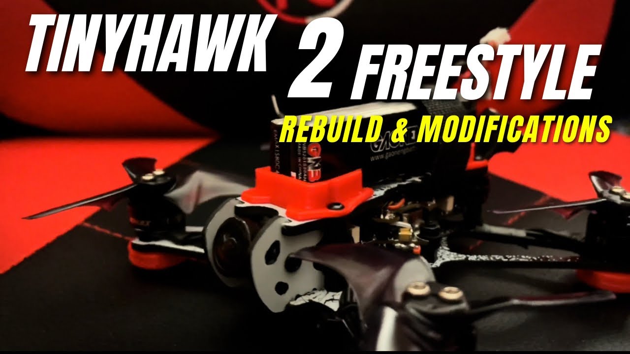 Tinyhawk 2 Freestyle Rebuild & Upgrades - Aio Fc , soldering Motors & Modifications you must have!