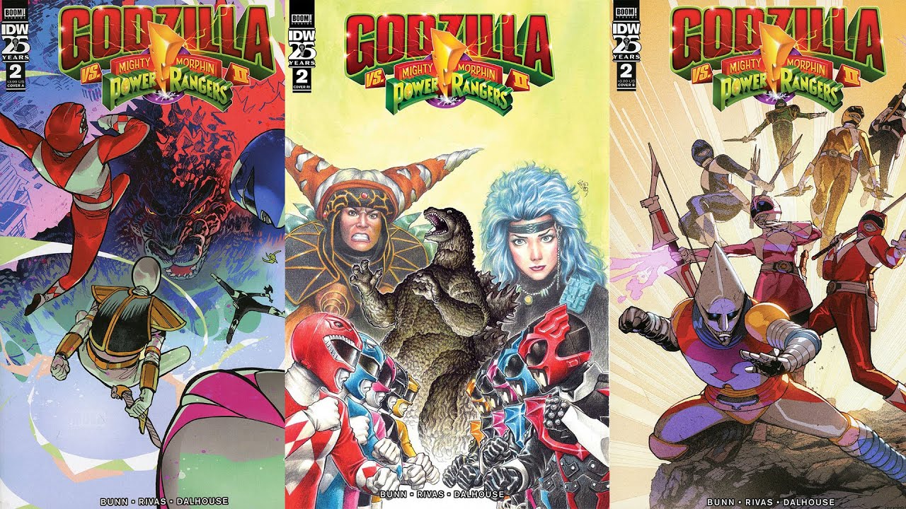 Godzilla vs. The Mighty Morphin Power Rangers II #2 by BOOM! Studios & IDW Publishing