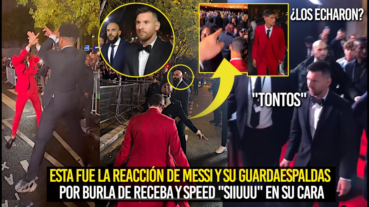 ESTO HIZO MESSI Y SU GUARDAESPALDAS AL VER BURLA DE RECEBA Y SPEED EN SU CARA ¿LOS ECHARON?