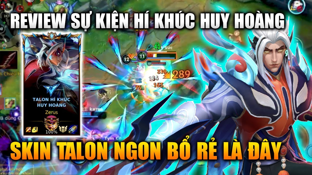 Wild Rift | Talon Hí Khúc Huy Hoàng Sự Kiện Ngon Bổ Rẻ Tốc Chiến