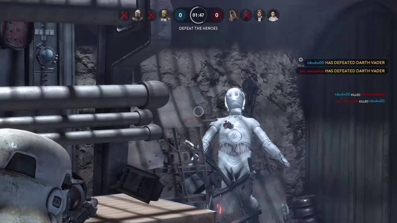 Star wars battlefront gameplay part 2 of 2  +DLT19X and LANDO'S HAND Hutt contract