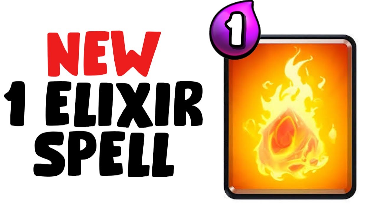 New 1 Elixir “Warmth” Spell In Clash Royale!