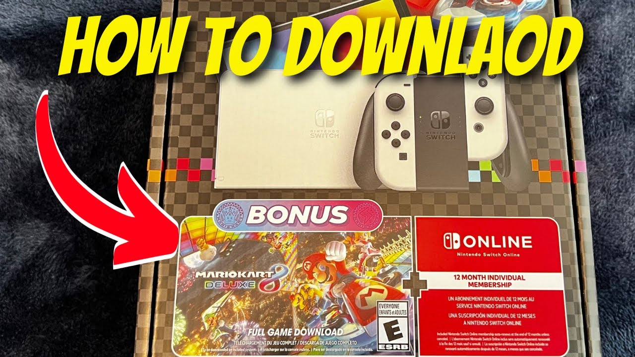 Как получить полную версию комплекта Nintendo Switch для загрузки игр. Mario Kart 8 и другие игры!