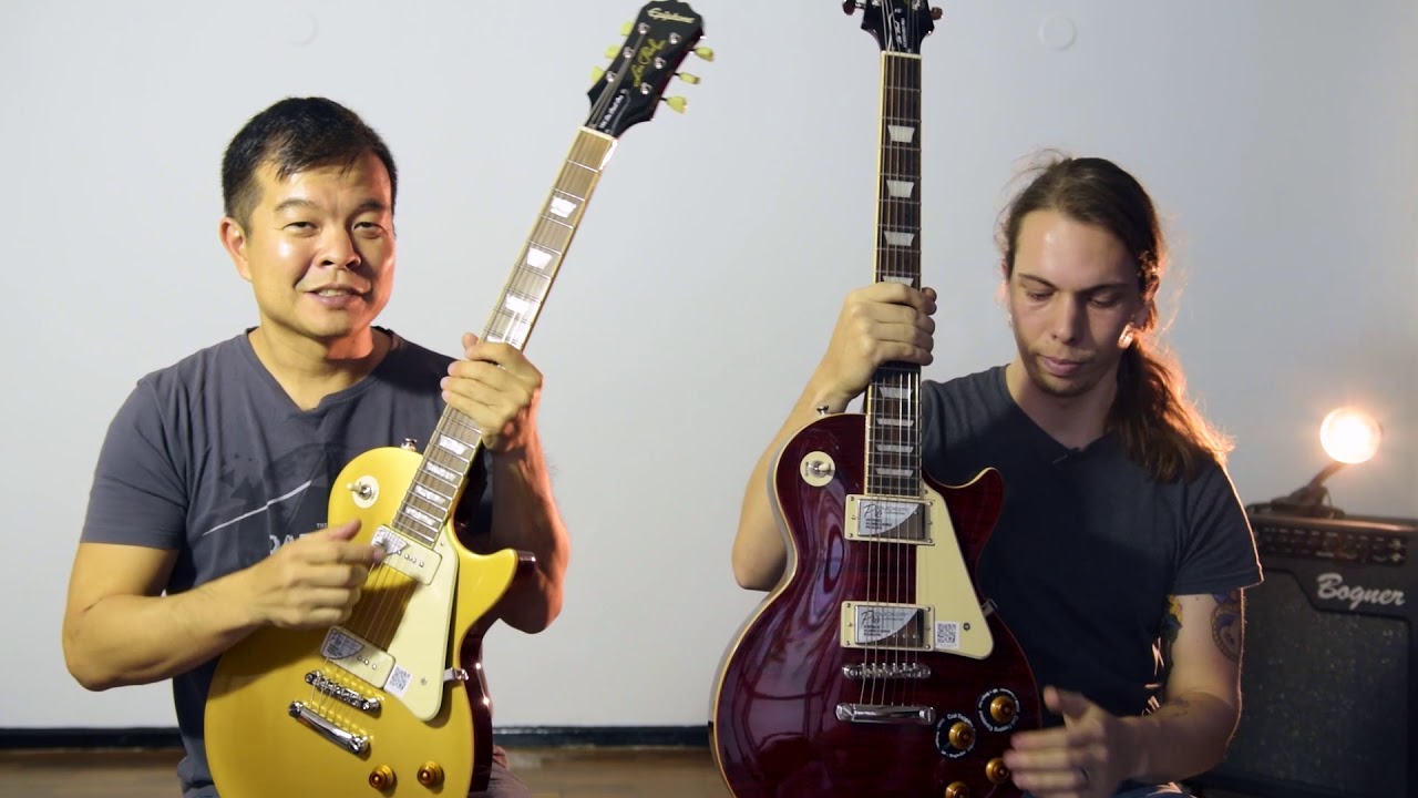 4Garage - Guitarras Epiphone Les Paul 56' Pro e Standard Top Plus Pro