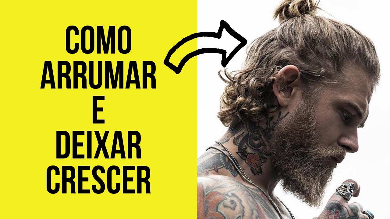 COMO ARRUMAR CABELO MASCULINO E DEIXAR CRESCER | TUTORIAL  | ALEX CURSINO