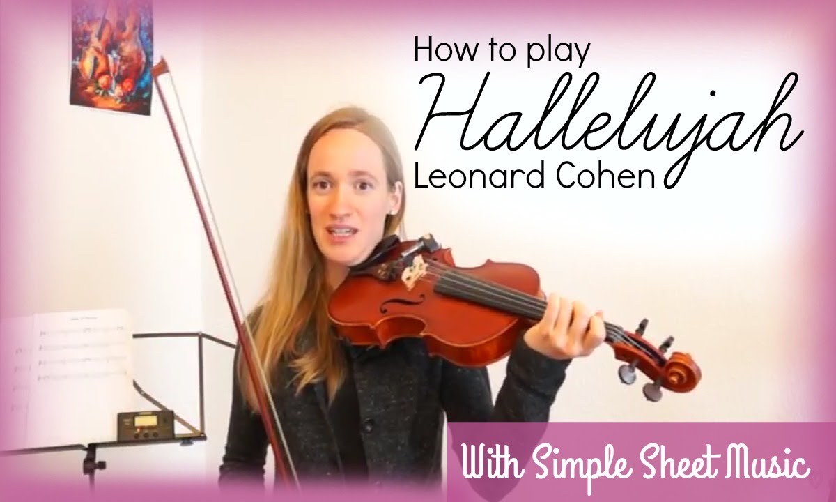 Hallelujah - Leonard Cohen (how to play) | Easy Violin Tutorial
