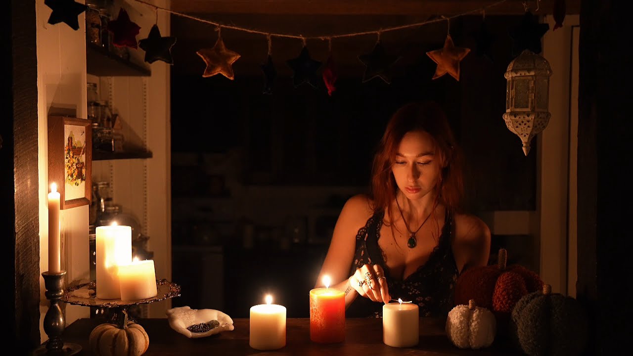 A cozy, witchy vlog at the cottage | celebrating Samhain | 