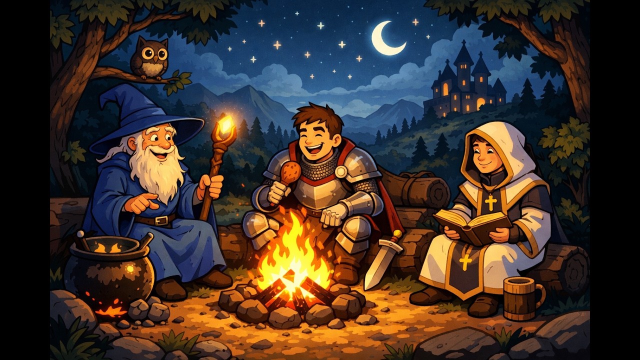 Fantasy Fireplace 🔥 Cozy Lofi Music to Relax & Study | 2+ Hours